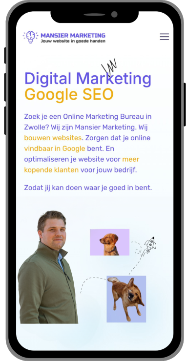 SEO MOBILE BANNER Mansier Marketing