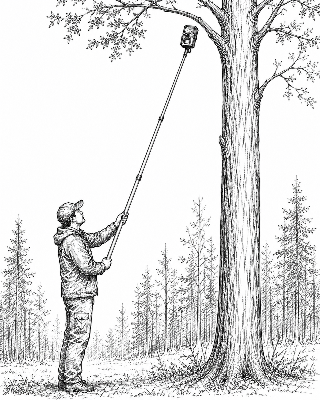 Wildcamera beveiliging voorbeeld